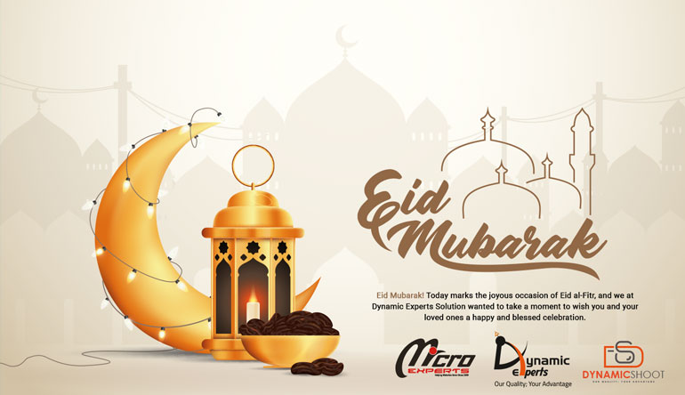 Celebrate Eid al-Fitr with Dynamic Experts: Wishing you a joyous and blessed holiday!