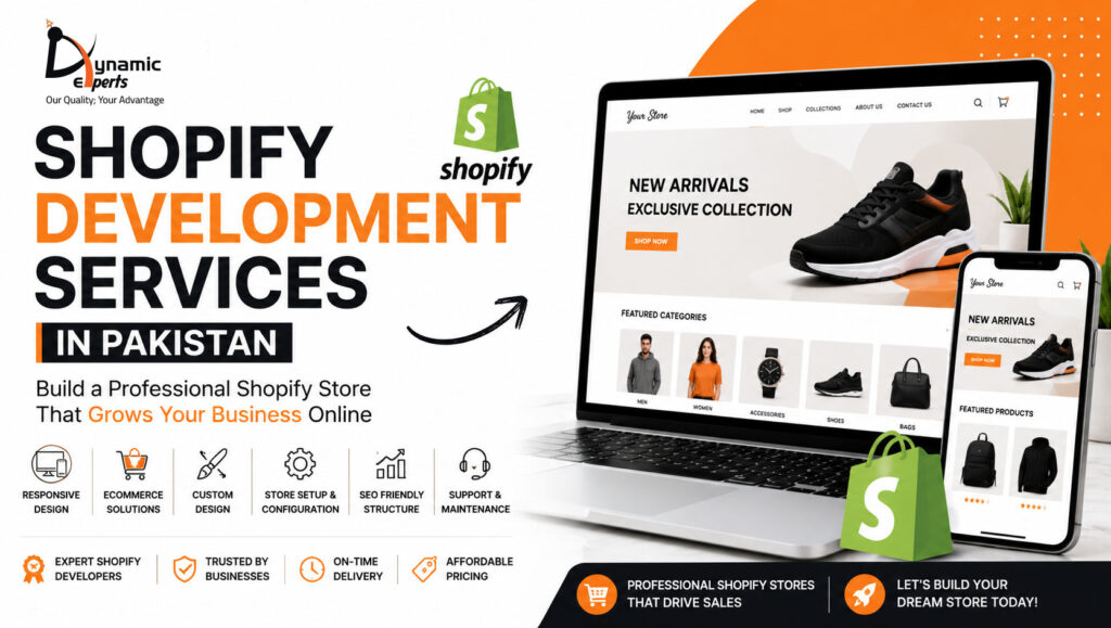 Shopify development services in Pakistan for online stores