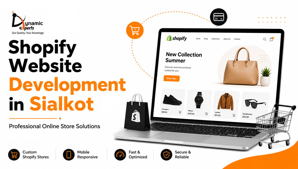 Shopify Website Development in Sialkot for Professional Online Stores