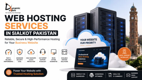 Web hosting services in Sialkot Pakistan for businesses