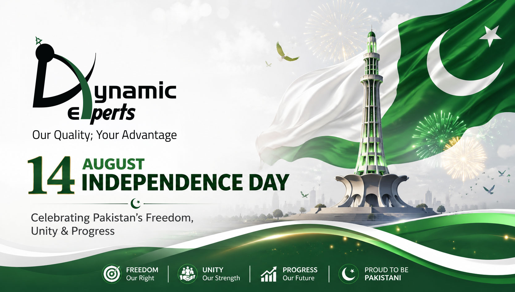 14 August Independence Day Pakistan: Celebrating Freedom, Unity and Progress